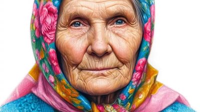 الأم العجوز والأبنه الغاضبه